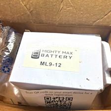 Mighty Max Battery ML9-12 12V 9Ah AGM Rechargeable Battery for High Drain