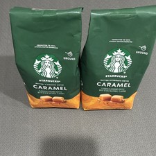 Starbucks Caramel Ground Coffee Butter  Smooth Notes 2 Bags