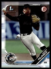 2019 Bowman Draft Nasim Nunez Miami Marlins #BD-141