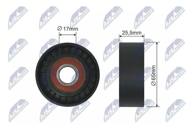 V-belt tensioner pulley RNK-CT-020 NTY for MAZDA FORD CITROËN PEUGEOT VOLVO MINI