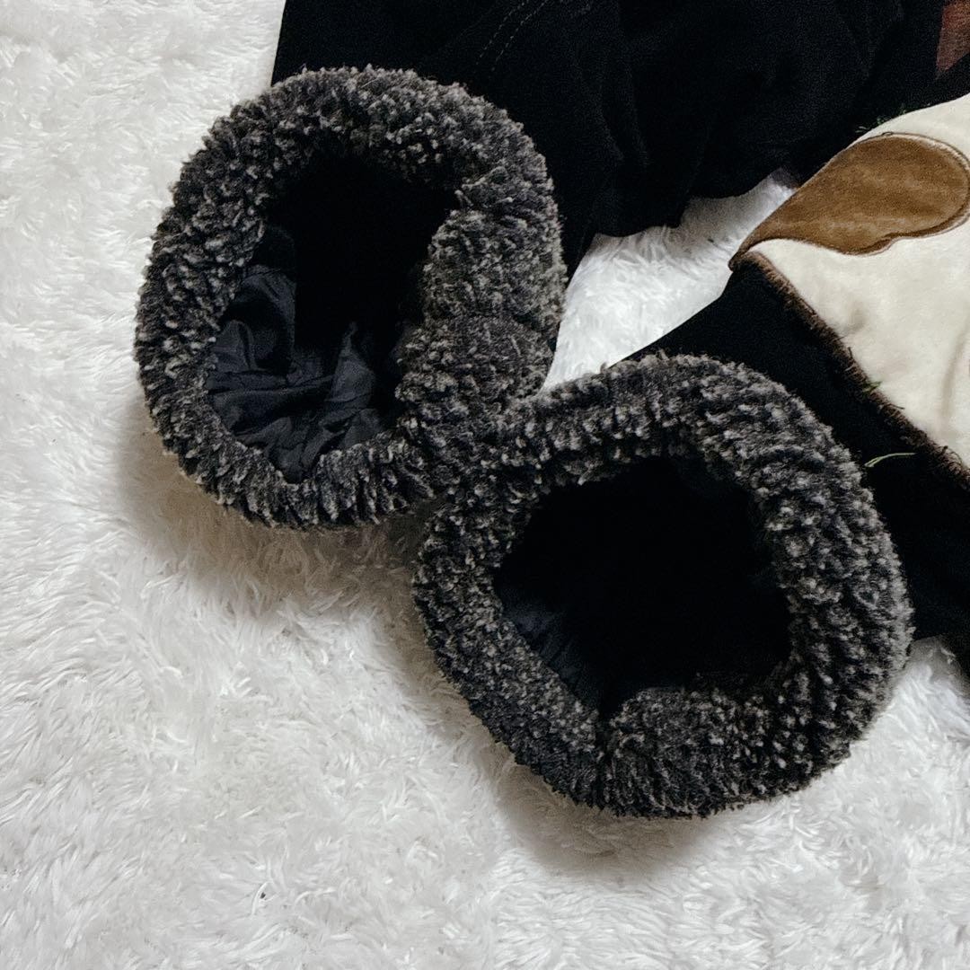 Embroidered Native Pattern Pigskin Suede Boa Coll… - image 14