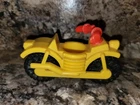 Fisher Price Little People Vintage Yellow Motorcycle Dirt Bike #994