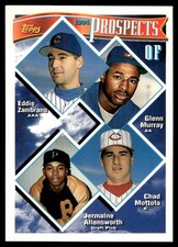 1994 Topps Eddie Zambrano / Glenn Murray / Chad Mottola / Jermaine Allensworth