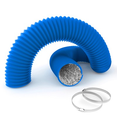4-Inch Aluminum Ducting, Dryer Vent Hose, Heavy-Duty Three-Layer Protection, ...