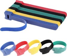 200PCS Reusable Cable Ties Wire Ties Cord Organizer Cable Organizer Adjustable C