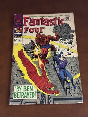 Fantastic Four #69 Mad Thinker! Jack Kirby! Stan Lee! Marvel 1967