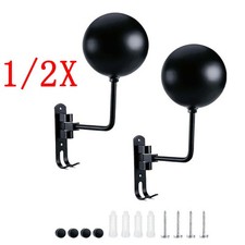 1-2X 180&deg; Motorcycle Helmet Rack Holder Hat Display Stand Wall Mount Hook Hanger