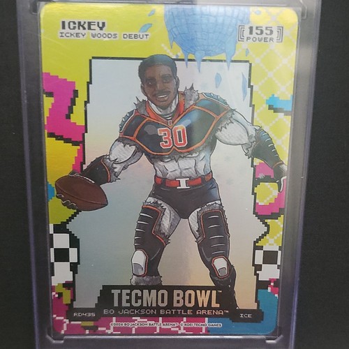 Tecmo Bowl Bo Jackson Battle Arena Ickey Woods 80s Rad Ice Ice Power 155