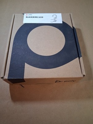 Plantronics Poly Blackwire 5210 USB-A Single-ear Headset, 207577-01