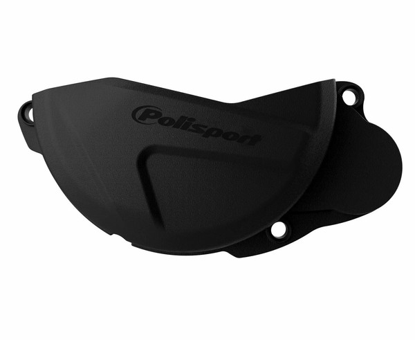 Kupplungsdeckel Schutz Schwarz Polisport Ktm Sx/Exc/Xc/Xc-W Husqvarna Tc/Te/-image