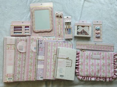 LoveShackFancy x Yoobi School Supply Lot Binder Planner Pouch Notebook Set