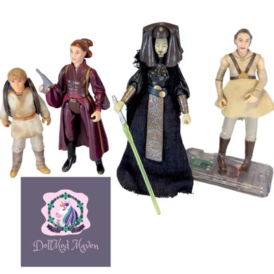 DollMod Maven  Star Wars LUMINARA PADME ANAKIN Action Figuren 3,75 Lot Set
