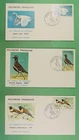DR WHO 1982 FRENCH POLYNESIA 3 FDC BIRD R52298