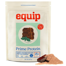 Equip Foods Prime Beef Protein Powder Chocolate Mint, 30 Servings