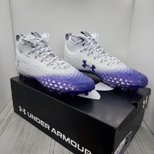 UNDER ARMOUR Spotlight Clone 3.0 MC Football Cleats White Purple US Mens 12 UA