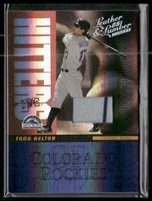 2005 Donruss Leather & Lumber #HI-20 Todd Helton Hitters Inc. Jersey #/100