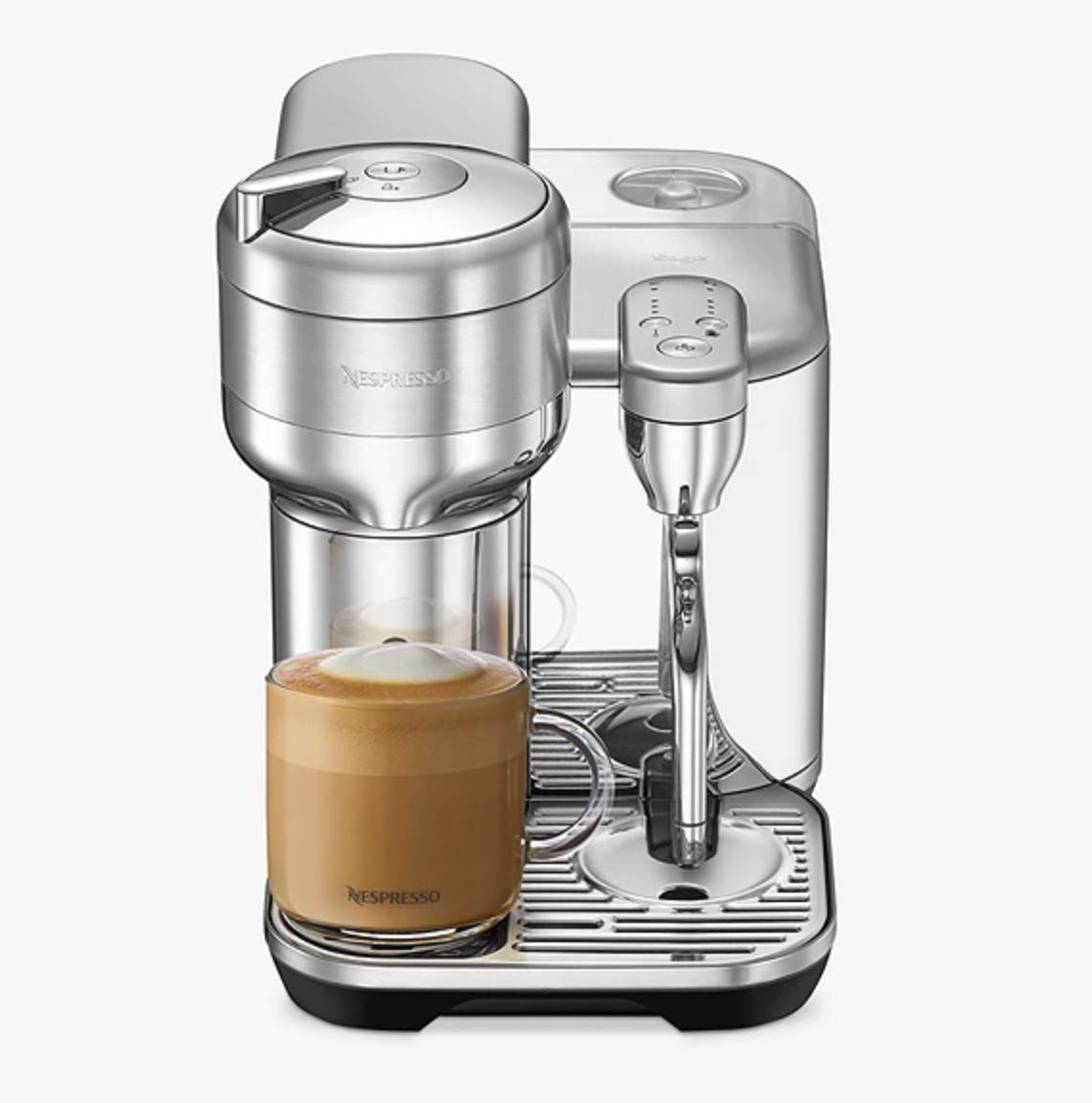 Nespresso Coffee Machine Vertuo Creatista by Sage Stainless Steel Silver