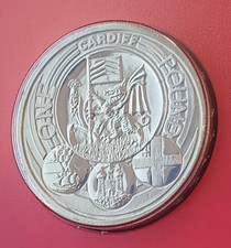 2011 BUNC £1.  1 Pound Coin, CARDIFF CAPITAL CITIES.