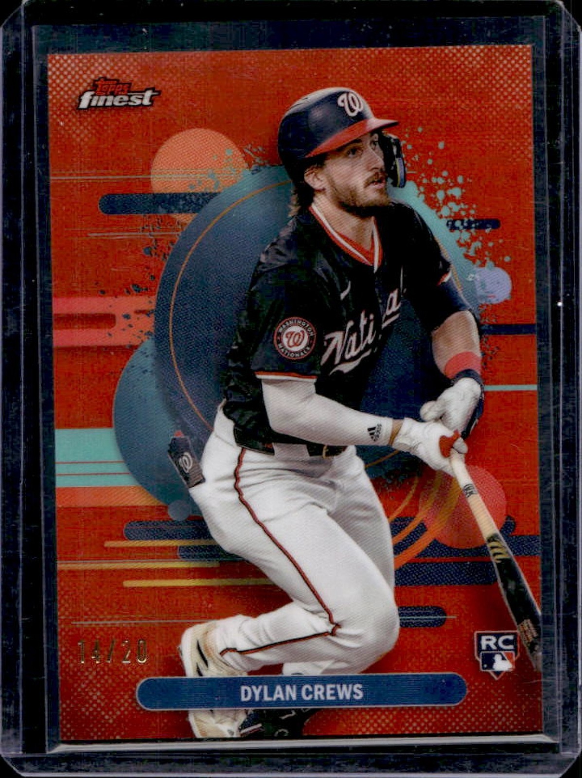 2025 Finest Dylan Crews Uncommon RC Orange Refractor #/20 Nationals