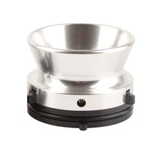 Silver 1 Pair NAB Hub Adapters Professional Polished Aluminum Alloy 10 Inch