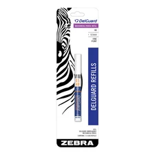 Pk/12 Zebra DelGuard Mechanical Pencil Lead Refills, 0.5mm HB #89881