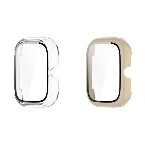 PC Watch Bumper Case with Tempered Glass for Honor Choice Haylou Watch (Clear)