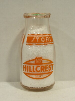 TRPHP Milk Bottle Hillcrest Dairy Worcester MA WORCESTER COUNTY Var#2 Store