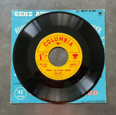 7'' Gene Autry - Rudolph, The Red-Nosed Reindeer - US Columbia