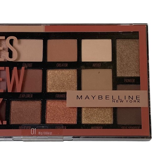 Maybelline 16-Pan Eyeshadow Palette Nudes of New York Wide Range of Skin Tones - Picture 3 of 5