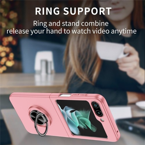 For Samsung Galaxy Z Flip 3 4 5 6 7 5G Magnetic Case Shockproof Ring Stand Cover - Picture 47 of 87