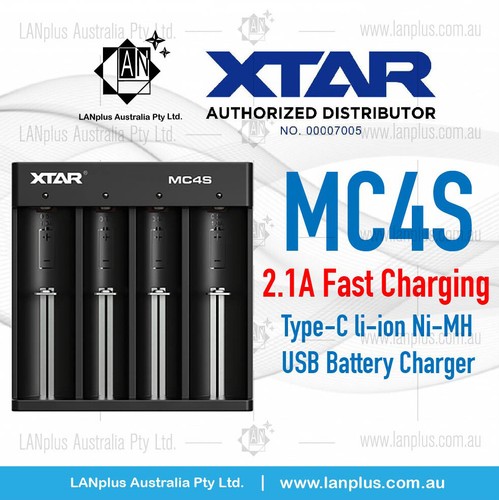 XTAR VC4 VC4S 4-Slot smart battery Charger MC6C New i4 charger 4 26650 14500 - Picture 7 of 12