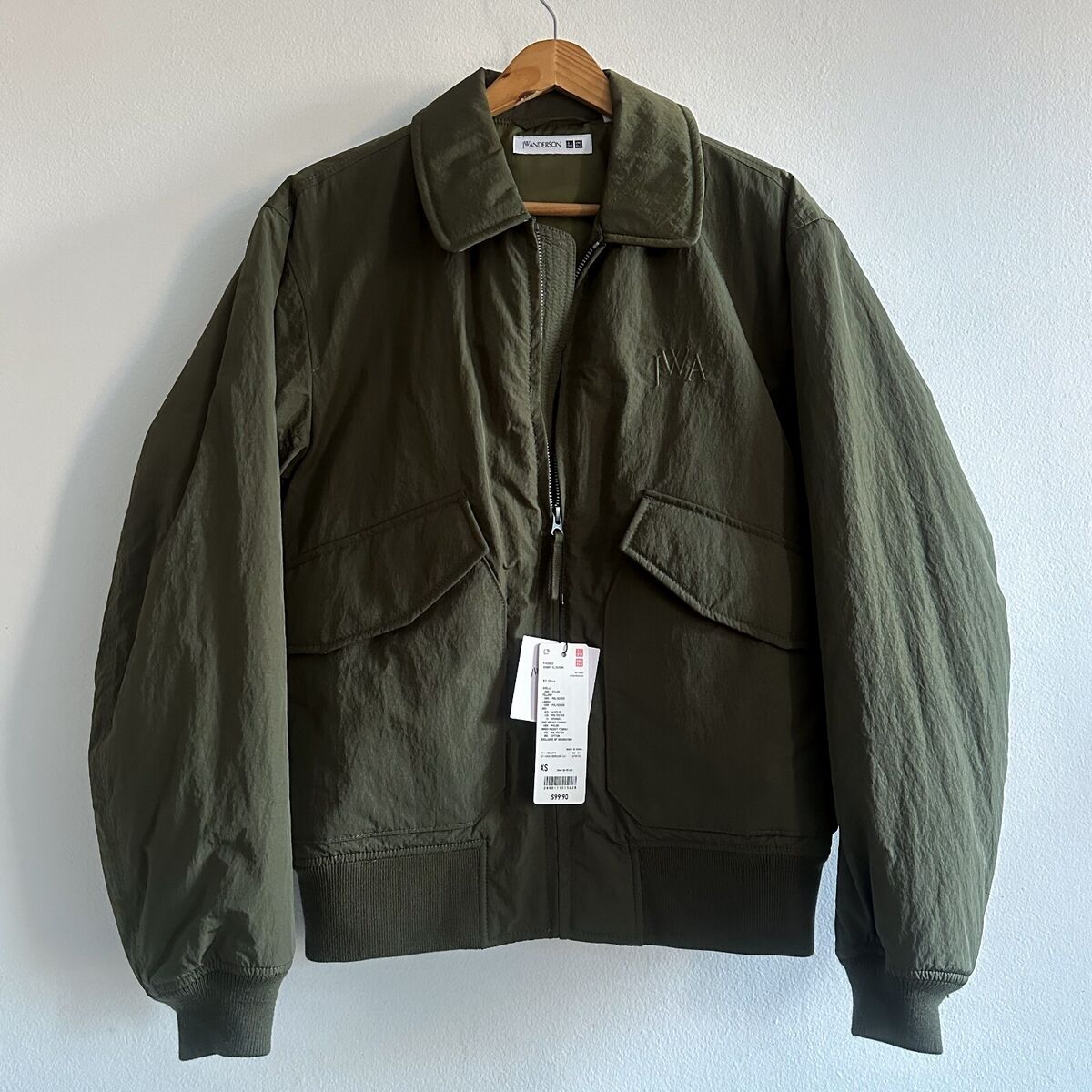 Uniqlo JW Anderson Men's Padded Short Blouson Jacket XS Uniqlo JW Anderson Men's Padded Short Blouson Jacket XS