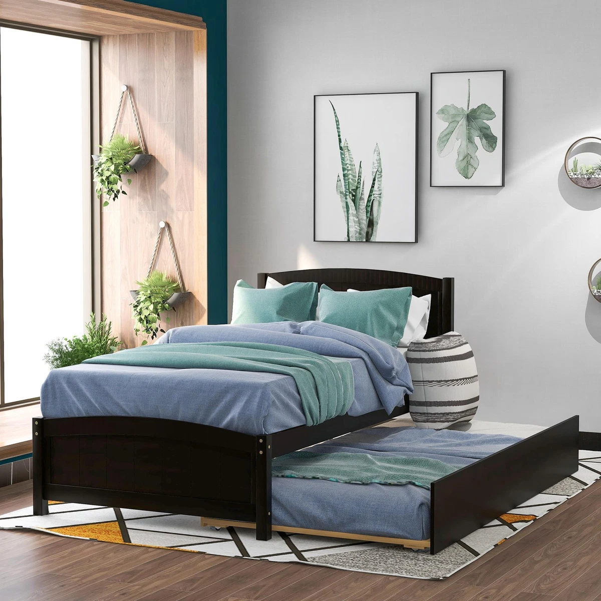 Sturdy wood platform bed deals