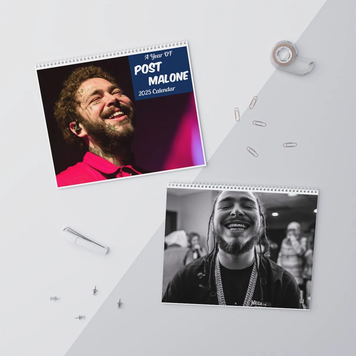 Post Malone 2025 Wall Calendar