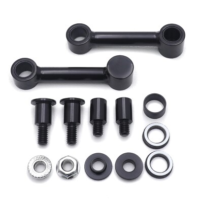 Black Front Fender Mount Bracket Kits For Harley 93-06 Softail Springer FXSTS