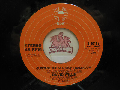 David Wills   Queen Of The Starlight Ballroom / Long Tall Sall, 45 RPM VG+ (13H)