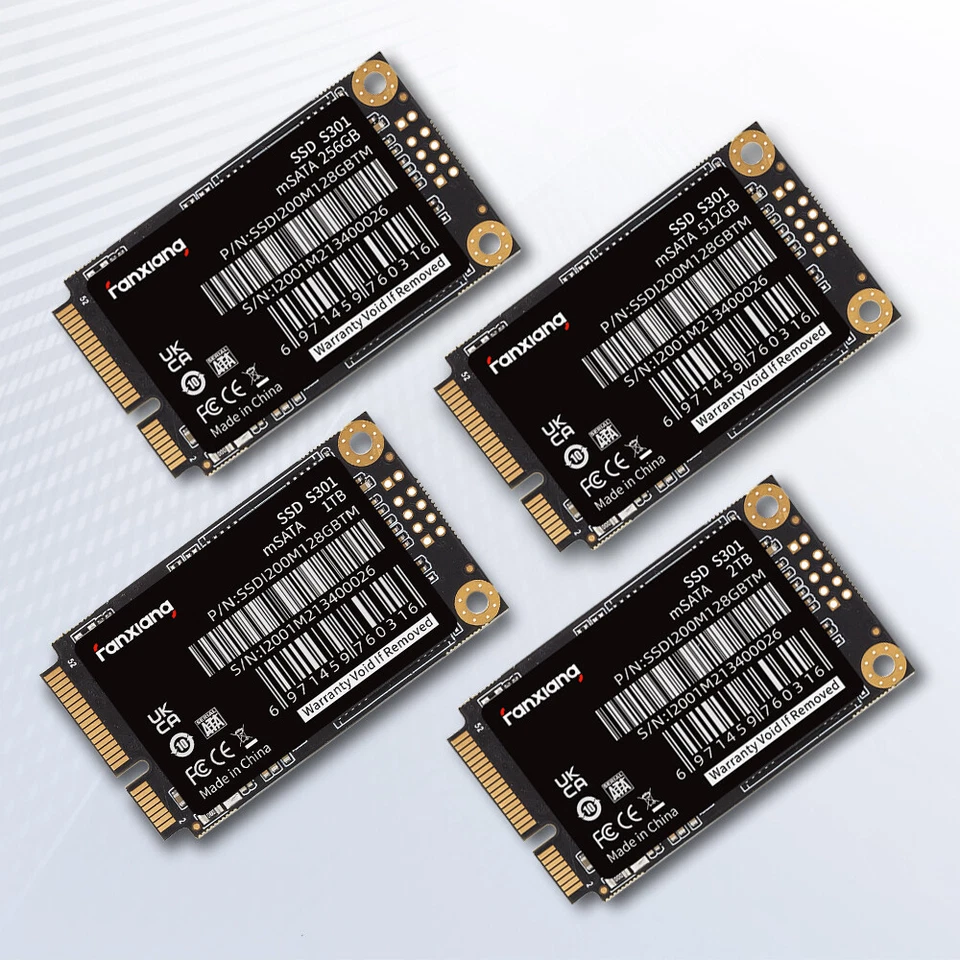 Fanxiang mSATA SSD 128GB 256GB 512GB 1TB 2TB Mini SATA III Interne Festplatten