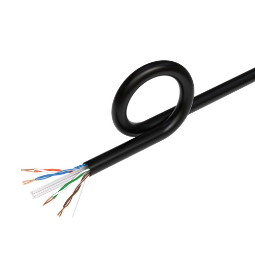 LOTE de cables Ethernet CAT5e EXTERIOR 500 pies/1000 pies - UTP/FTP sólidos de entierro directo - Imagen 9 de 21