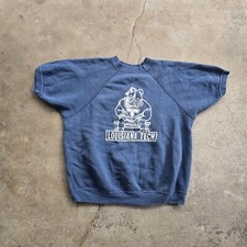 VTG 60s Louisiana Tech Bulldog Sweatshirt Crewneck 