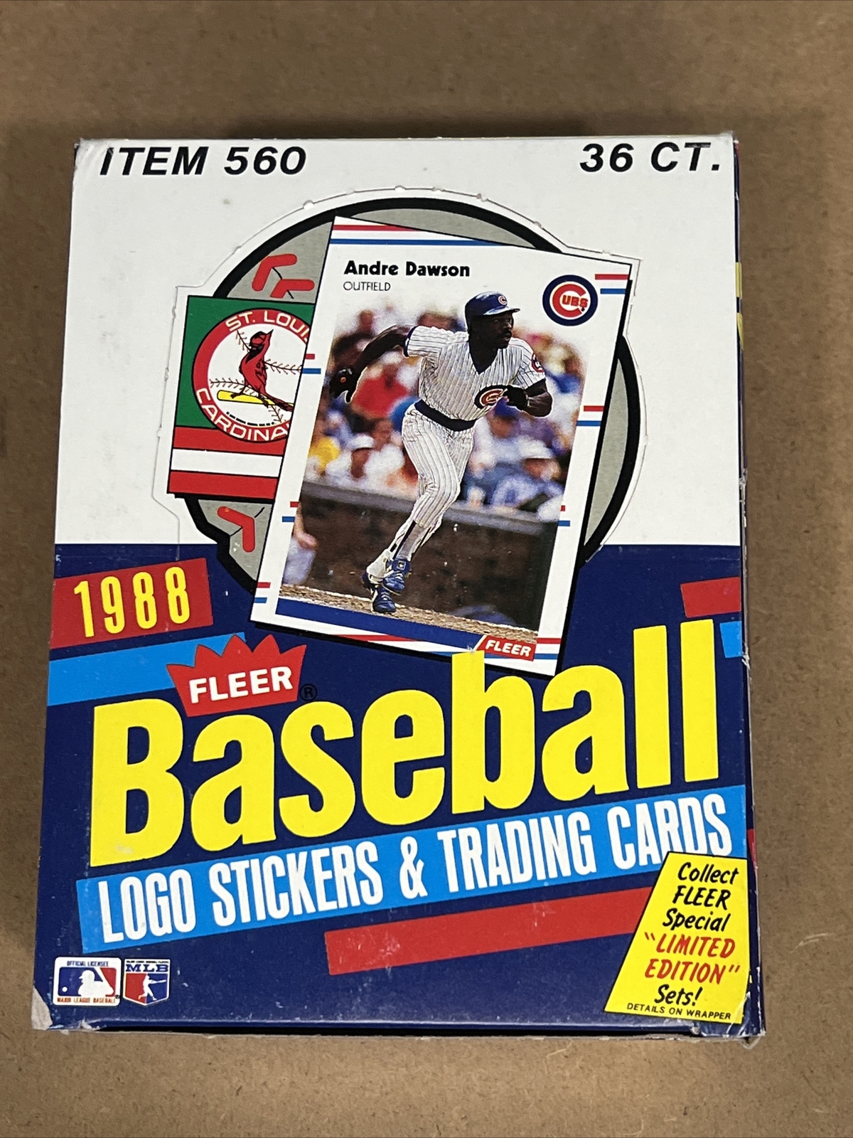 1988 Fleer Baseball Unopened Wax Pack 15 Cards Sealed From Box FSCardz