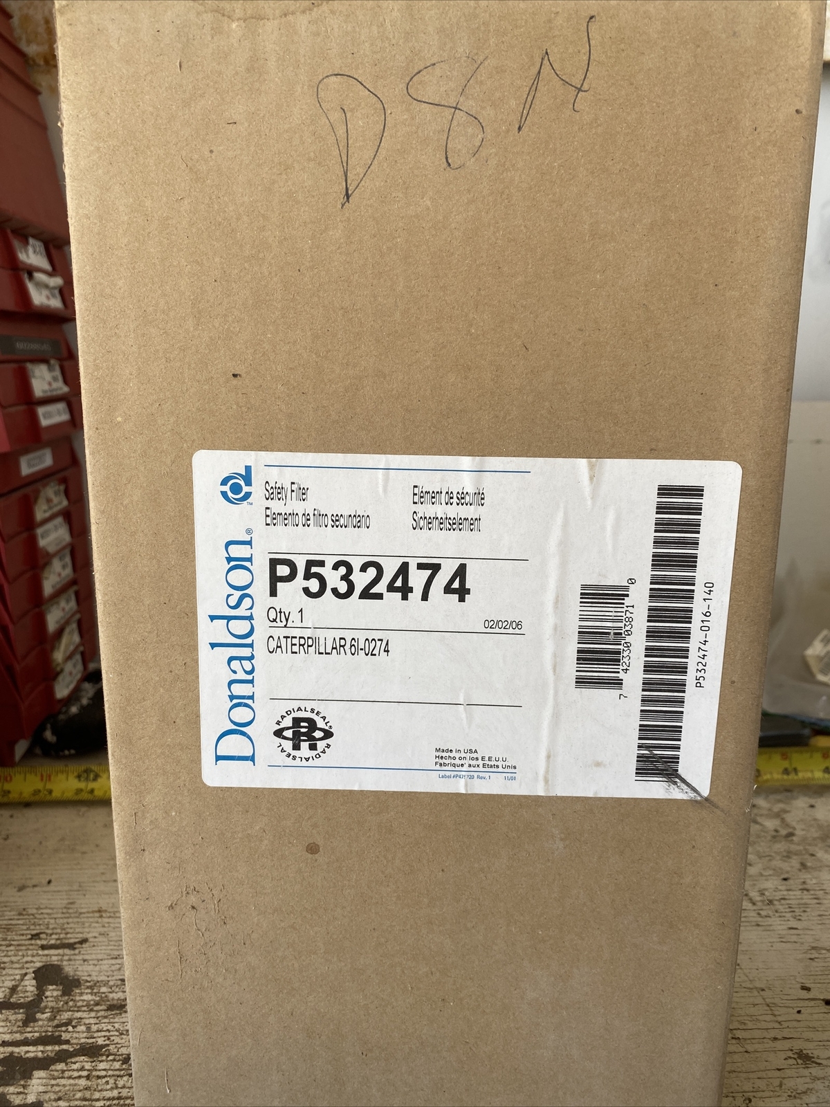 DONALDSON P532474 - Air filter cross reference