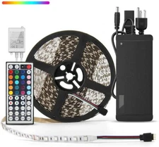 32.8FT RGB LED Strip Light Remote Contoled for Room Party Xmas Halloween Decor