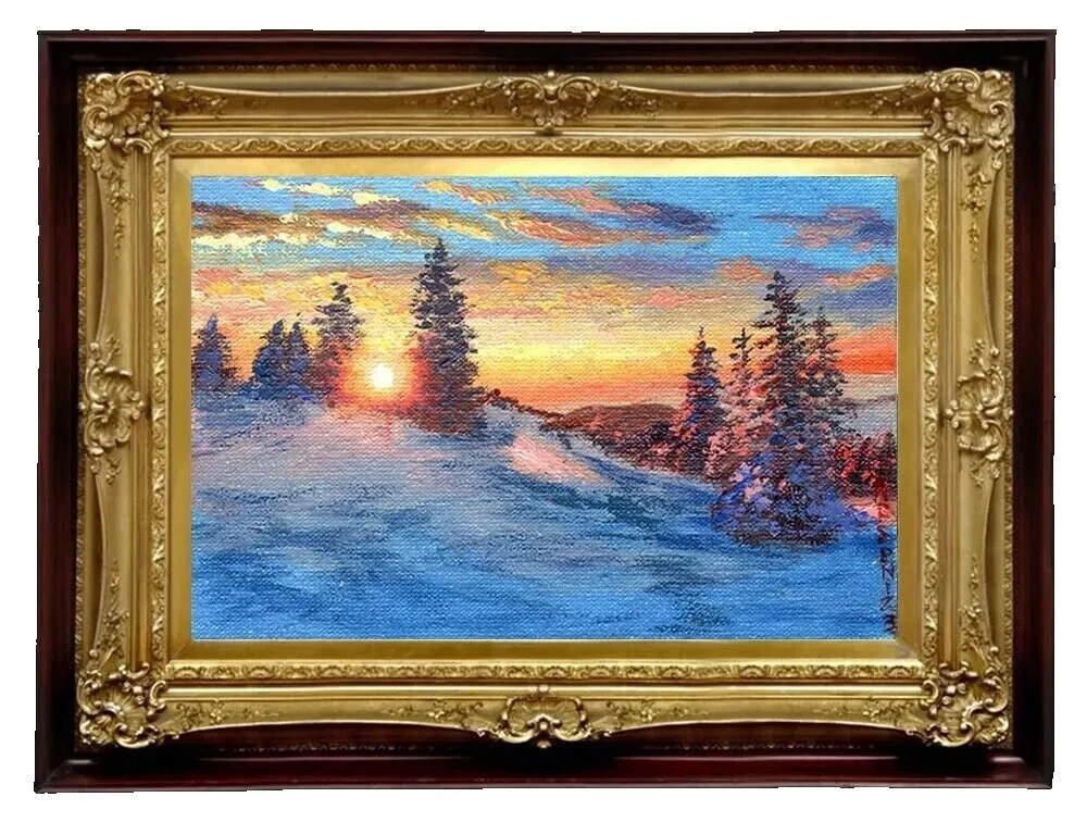 Impresionismo pinturas de Arte de Navidad