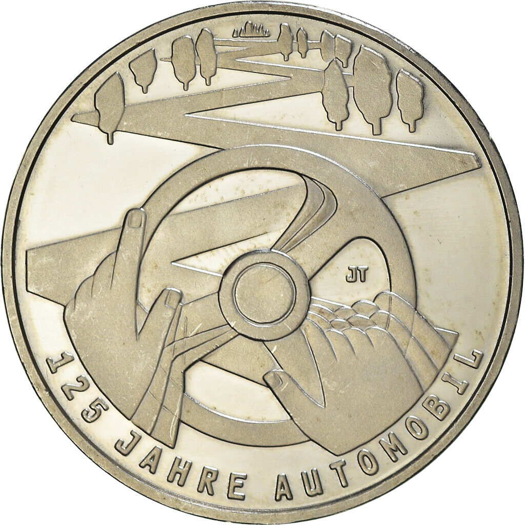 [#954952] Niemcy - RFN, 10 Euro, 125 Years of Automobile, 2011, Stuttgart, BE, M