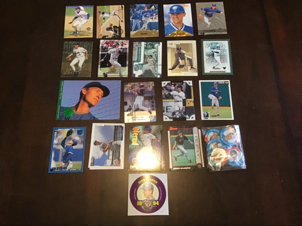 JOHN OLERUD Oddball Insert & Regular issue Baseball BLUE JAYS YOU CHOOSE - Image 4 of 4