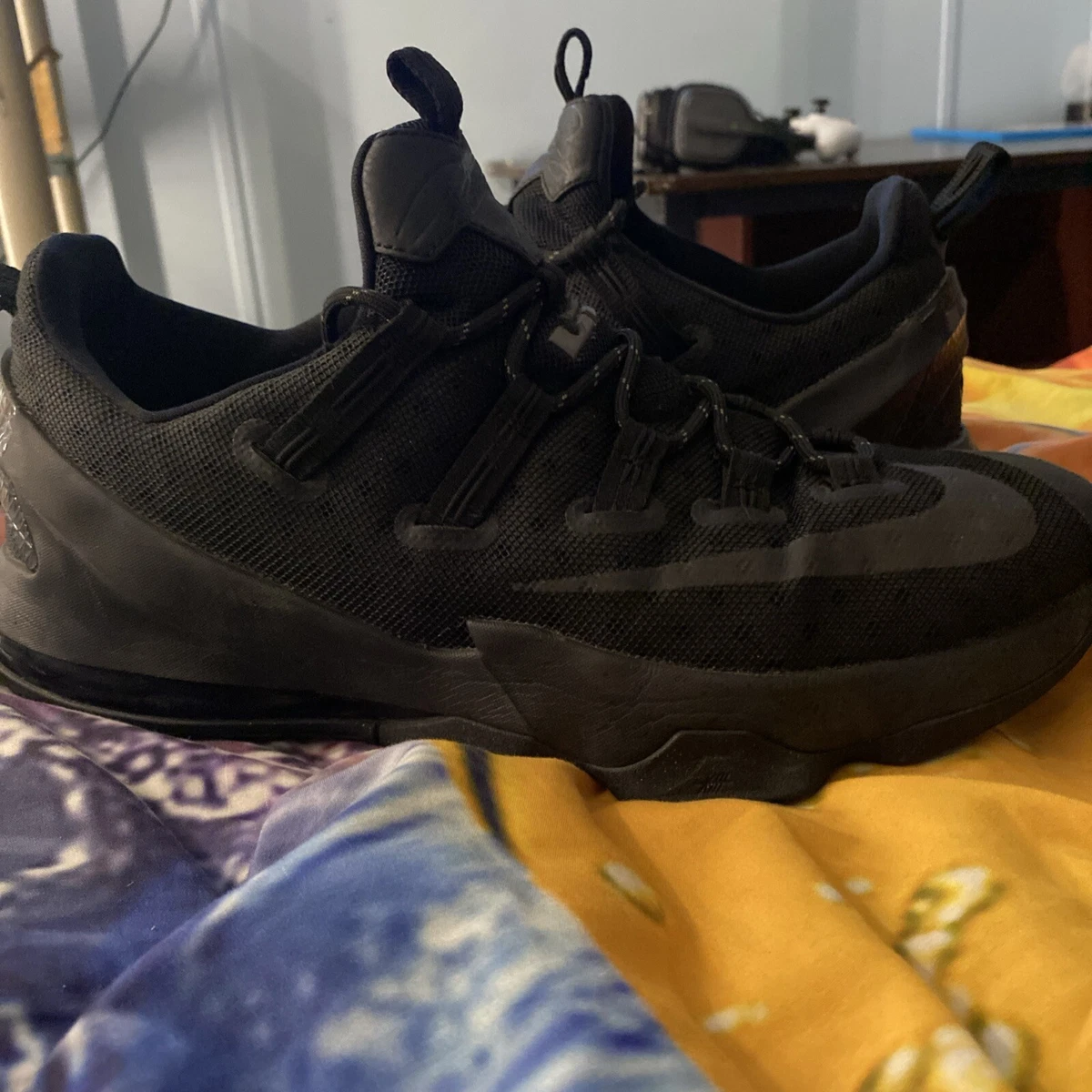 Nike 831925-001 Mens‎ Size 10 LeBron 13 Low Blackout Reflective Basketball Shoes Nike LeBron 13 Low Blackout Reflective for Sale  main image 4
