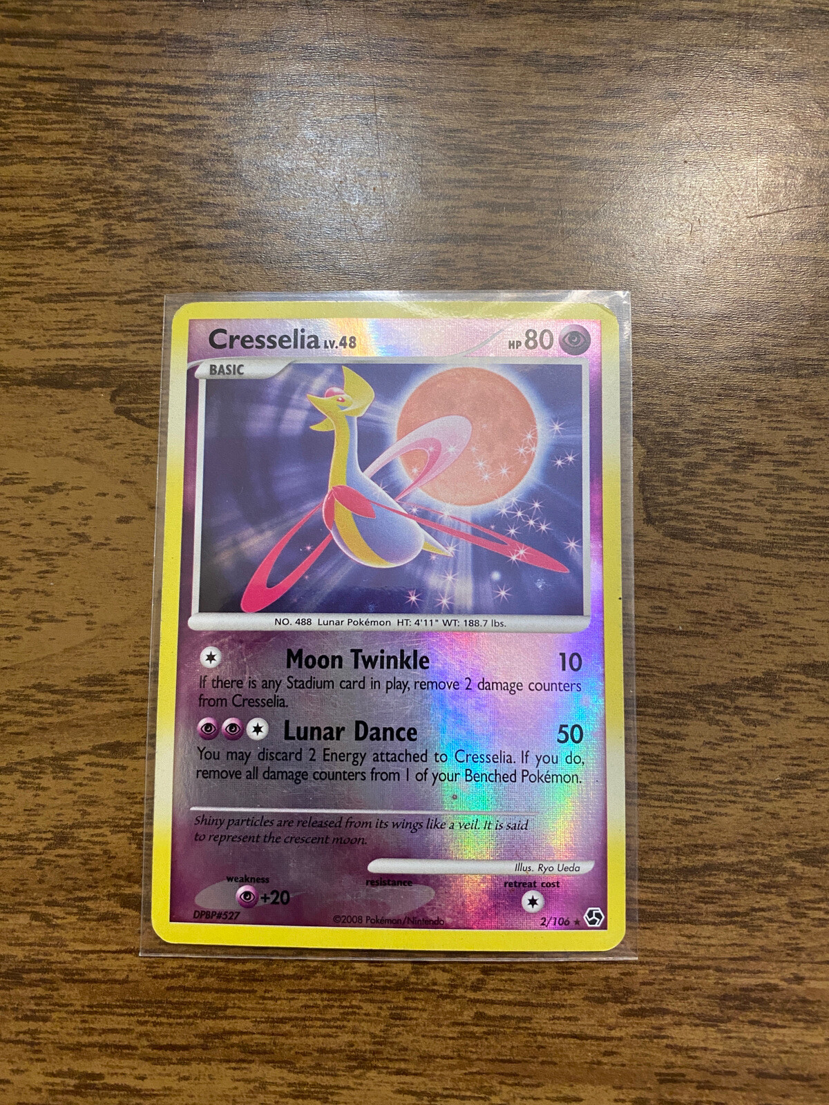 Pokemon Card Cresselia 2/106 Holo - Great Encounters