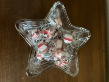 Star Shaped Clear Glass Dish