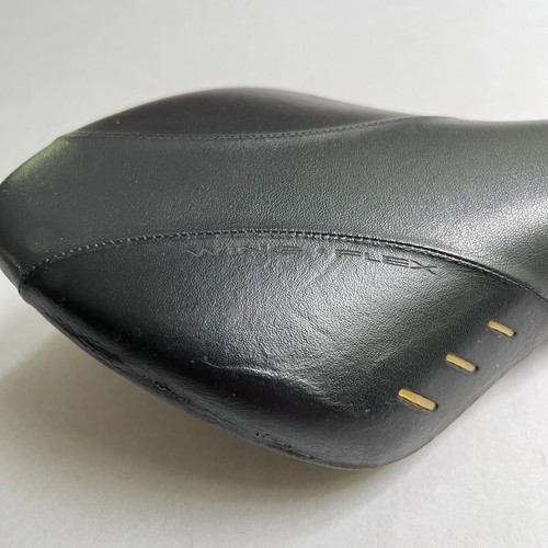 Vintage Fizik Arione Tri Bike Seat Saddle Black Wing Flex Titanium Rail Italy - Picture 8 of 12