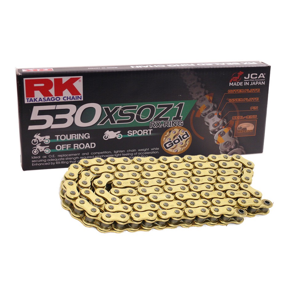 Kettensatz GSX-R 750 1992-1995 - DID X-Ring Kette Gold 108 Glieder